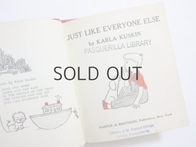 画像7: カーラ・カスキン「Just like everyone else」1959年