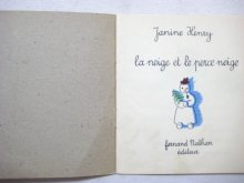 他の写真1: Janine Henry「La neige et le perce neige」1946年
