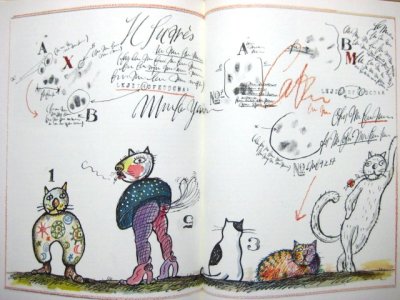 画像3: デザイン＆編集＆絵（少し）：シーモア・クワスト「THE LITERARY CAT」1977年