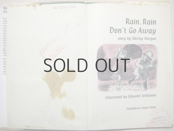 画像2: エドワード・アーディゾーニ「Rain, Rain, Don't go away」1973年 (2)