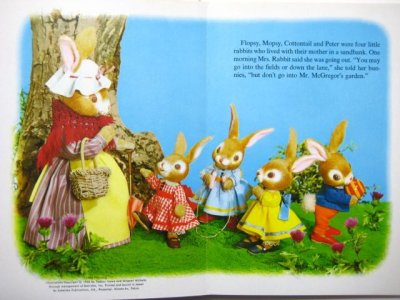 画像1: 【人形絵本】飯沢匡／土方重巳「Peter Rabbit」1986年