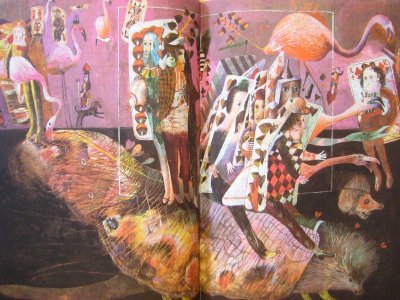 画像2: 【スロバキアの絵本】ドゥシャン・カーライ「Alice im Wunderland」1985年 ※旧版