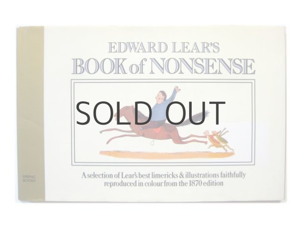 画像1: エドワード・リアー「Edward Lear's Book of Nonsense」1990年 (1)