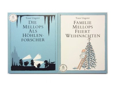 画像2: トミ・ウンゲラー「ALLE ABENTEUER DER FAMILIE MELLOPS IN 5 BANDEN」1978年※5冊セット&カード付き