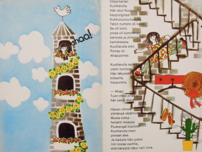 画像1: 【フィンランドの絵本】 Erkkilä Leena／Mehto Eeva 「Kuottarulla」1980年