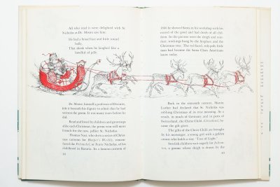 画像3: 【クリスマスの絵本】ウルスラ・アーント「HOLLY, REINDEER, and COLORED LIGHTS」1971年