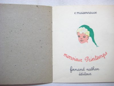 画像1: E. Maisonneuve「Monsieur Printemps」1946年