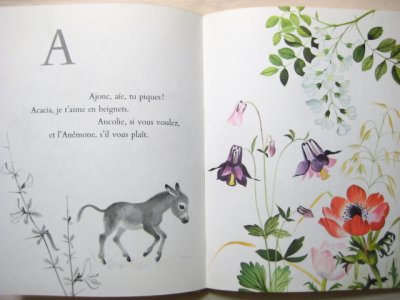 画像1: エリザベス・イワノフスキー「l'Alphabet des fleurs」1967年